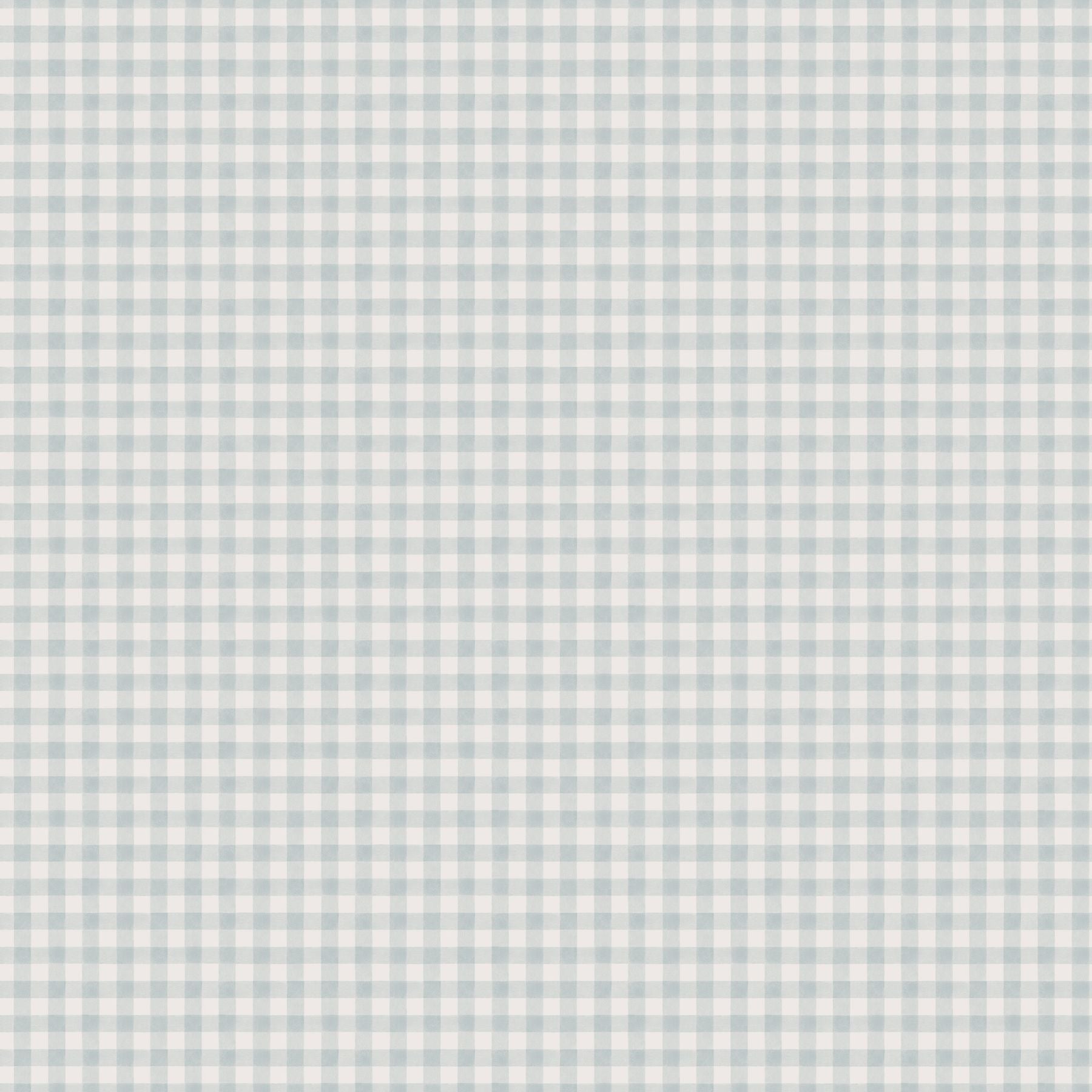 Ruitjes behang voor babykamer meisjeskamer jongenskamer tienerkamer klein gingham ruit misty blue lichtblauw Ruta Sandberg S10319