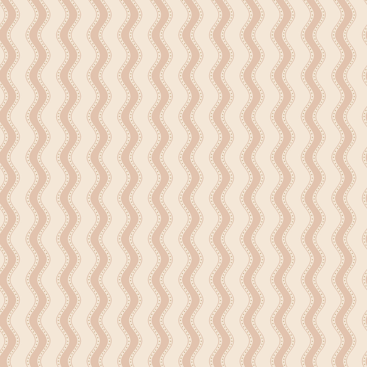 Erik Sandberg golvende strepen behang voor de neutrale kinderkamer babykamer roze S10555