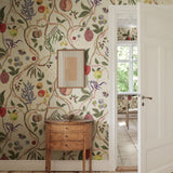 Fotobehang tree of life bloemen en bladeren behang voor meisjeskamer meidenkamer babykamer 10579 Tree of Life Multi Sandberg