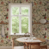 Fotobehang tree of life bloemen en bladeren behang voor meisjeskamer meidenkamer babykamer 10579 Tree of Life Multi Sandberg