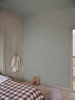 Sandberg bosdieren behang voor de kinderkamer babykamer lichtblauw Hollie S10640