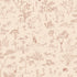 Sandberg Bosdieren behang voor de kinderkamer babykamer Hollie terracotta roze S10641