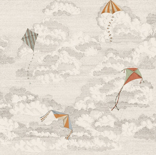 Bonnie and Kites Sandberg Sand zand zwart mural behang voor jongenskamer, babykamer of stoere meisjeskamer. S10643