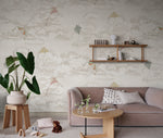 Bonnie and Kites Sandberg Sand zand mural behang voor jongenskamer, babykamer of stoere meisjeskamer. S10645