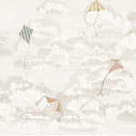 Bonnie and Kites Sandberg Sand zand mural behang voor jongenskamer, babykamer of stoere meisjeskamer. S10645