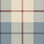 Schotse ruit behang voor kinderkamer, jongenskamer Ranold Sandberg light blue lichtblauw S10753