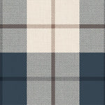 Schotse ruit behang voor kinderkamer, jongenskamer Ranold Sandberg classic blue donkerblauw S11018