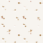 Studio Pieni behang voor de kinderkamer Saar besjes beige