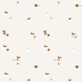 Studio Pieni behang voor de kinderkamer Saar besjes beige