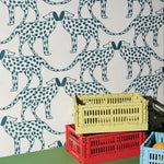 Season paper dalmatiens dalmatiers behang kinderkamer jongenskamer meisjeskamer speelkamer zwart wit