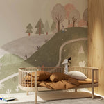 Season Paper x Maison Eliza Le Chemin behang mural voor de kinderkamer 