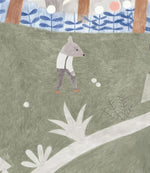 Season Paper x Maison Eliza Le Chemin behang mural voor de kinderkamer 