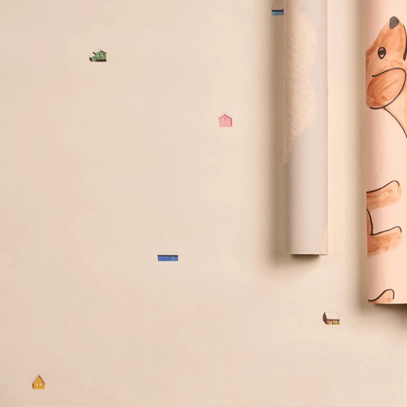 Season Paper Maisons behang voor de neutrale kinderkamer offwhite