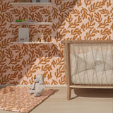 Season Paper x Charlie Crane Mouvement behang voor de meisjeskamer terra roze