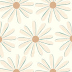Season Paper Passionnement bloemen behang voor de kinderkamer wit madeliefjes