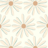 Season Paper Passionnement bloemen behang voor de kinderkamer wit madeliefjes