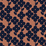 Season Paper Penelope nuit bloemen behang meisjeskamer roze blauw