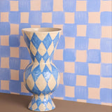 Season Paper geblokt behang voor de kinderkamer blauw