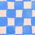 Season Paper geblokt behang voor de kinderkamer blauw