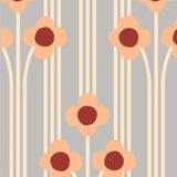 Season Paper Pop Nuage bloemen behang voor de kinderkamer lichtblauw