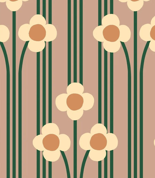 Season Paper Pop Terre bloemen behang voor de kinderkamer terra