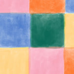 Season Paper Quilt geblokt behang voor de kinderkamer kleuren 