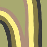 Season Paper Wavy retro behang voor een tienerkamer jongenskamer meisjeskamer groen