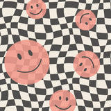 Smiley behang kinderkamer tienerkamer meidenkamer koraal Papr Walls Face the Wall geblokt