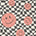 Smiley behang kinderkamer tienerkamer meidenkamer koraal Papr Walls Face the Wall geblokt