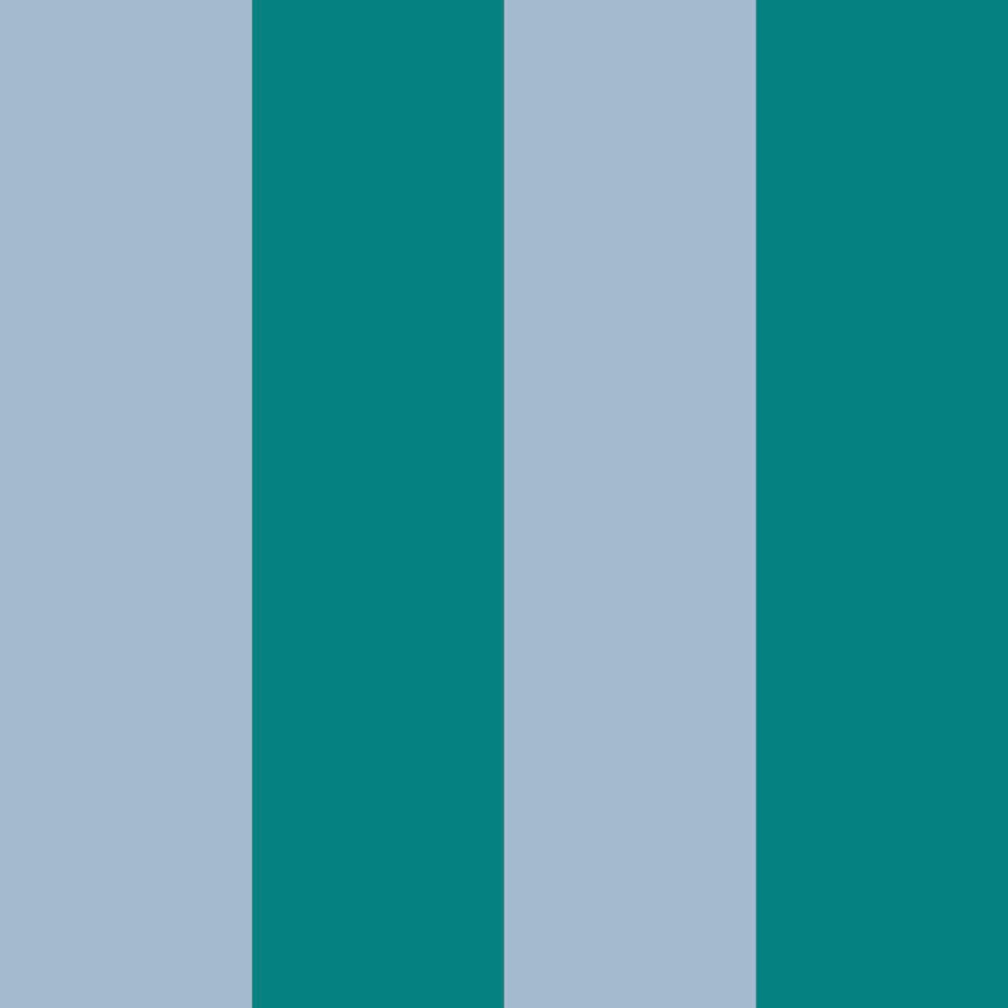 Strepen behang voor de kinderkamer jongenskamer tienerkamer teal lichtblauw Papr Walls