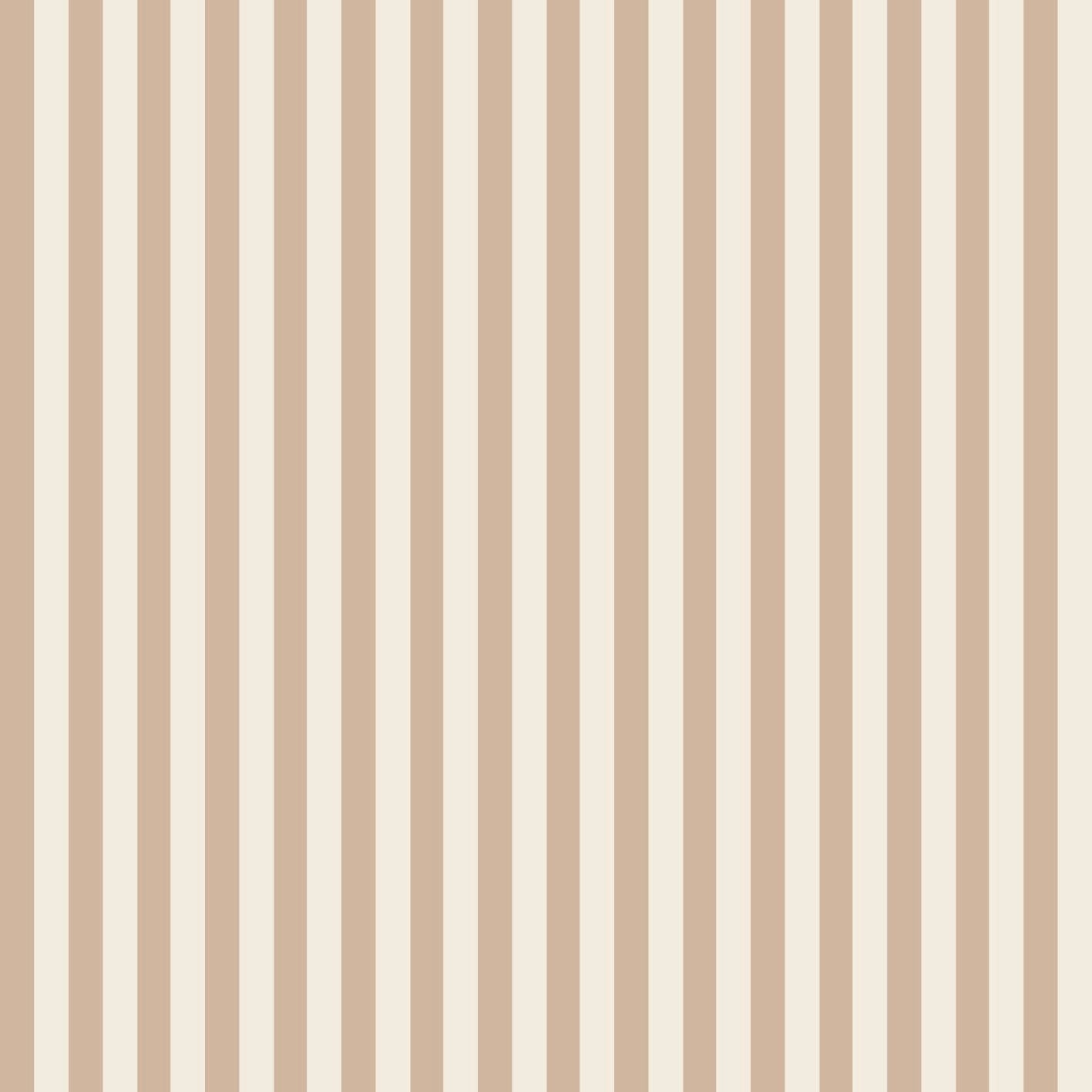 Papr Walls strepen behang voor de kinderkamer neutrale kinderkamer warm beige tienerkamer jongenskamer meisjeskamer