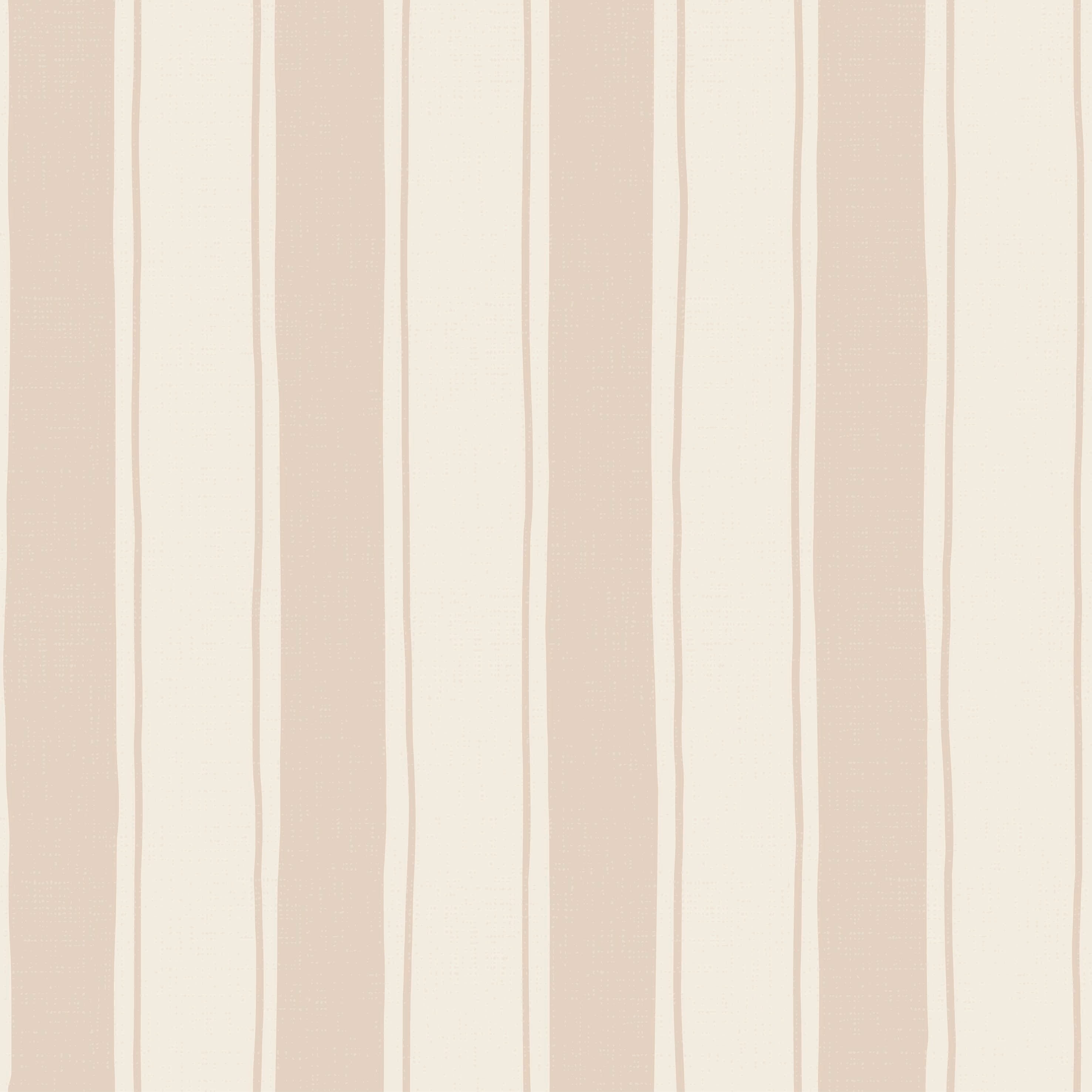 Papr Walls strepen behang voor de babykamer kinderkamer zand beige smalle streep