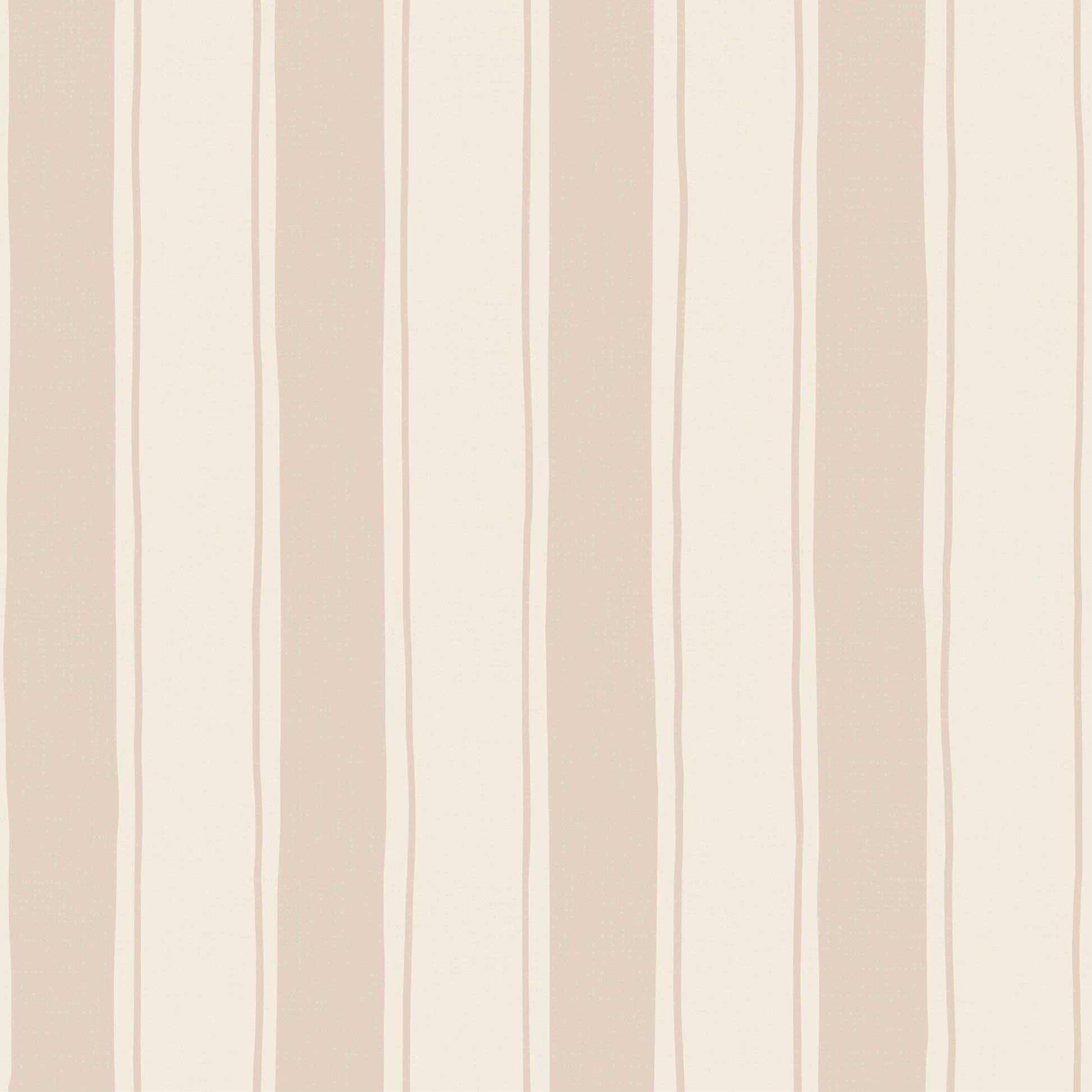 Papr Walls strepen behang voor de babykamer kinderkamer zand beige smalle streep