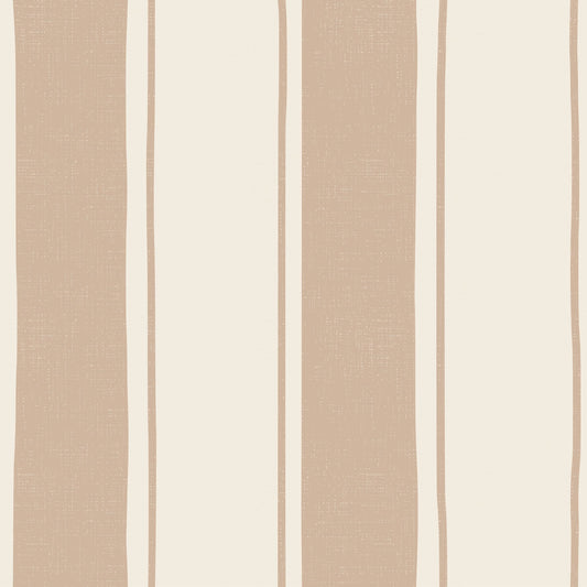 Papr Walls Strepen Behang Straight Up Wide - Warm Beige