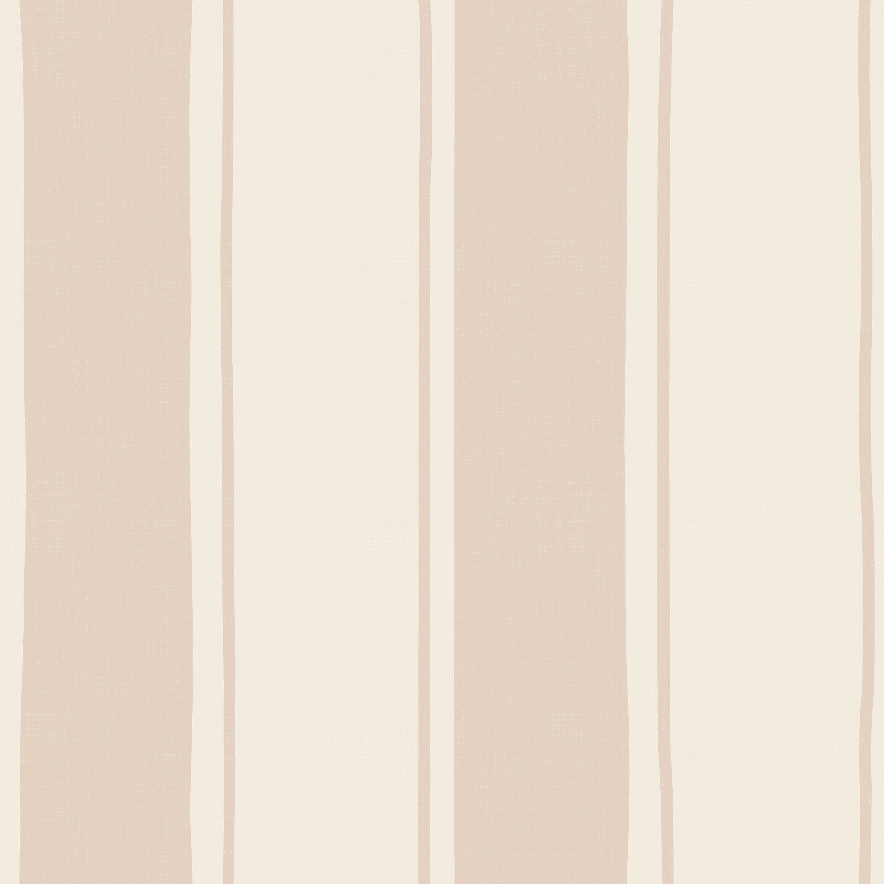 Papr Walls strepen behang voor de babykamer kinderkamer zand beige brede streep