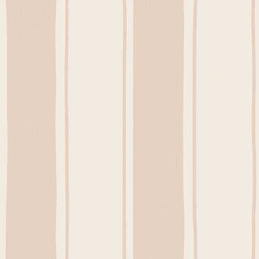 Papr Walls strepen behang voor de babykamer kinderkamer zand beige brede streep
