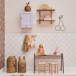 Studio Pieni blokken behang beige kinderkamer