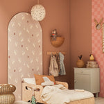 Studio Pieni blokken behang roze kinderkamer