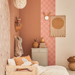 Studio Pieni blokken behang roze kinderkamer