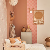 Studio Pieni blokken behang roze kinderkamer
