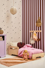 Studio Pieni behang voor de kinderkamer Olivia frambozen beige