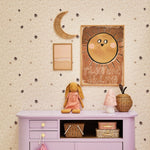 Studio Pieni behang voor de kinderkamer Olivia frambozen beige