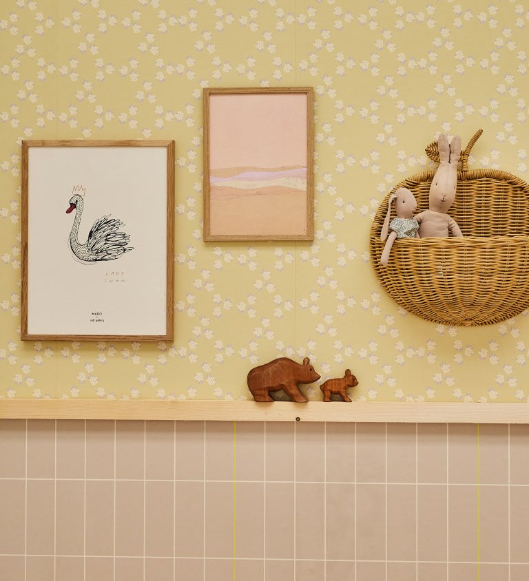 Studio Pieni behang voor de kinderkamer summer geel
