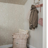 Strepen behang voor de kinderkamer babykamer jongenskamer meisjeskamer neutrale kinderkamer Summer Gray French Beige
