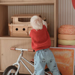 Strepen behang voor de kinderkamer babykamer jongenskamer meisjeskamer neutrale kinderkamer Summer Gray French Beige