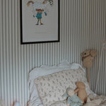 Strepen behang voor de kinderkamer babykamer jongenskamer Summer Gray French Blauw