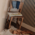Summer Gray Niton gestreept behang voor de kinderkamer jongenskamer babykamer blauw