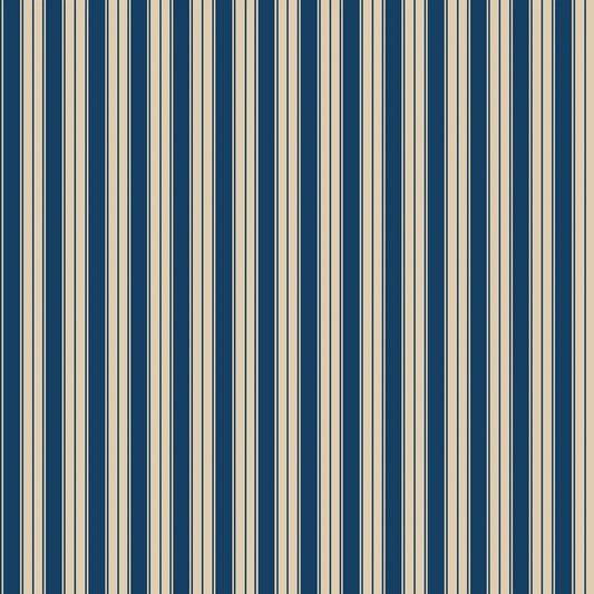 Summer Gray Niton gestreept behang voor de kinderkamer jongenskamer babykamer blauw