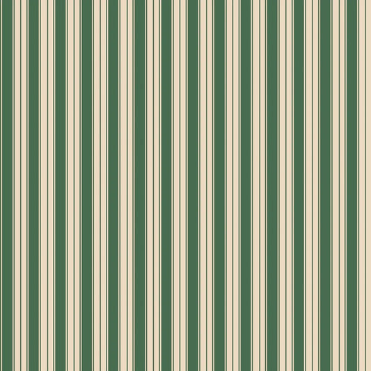 Summer Gray Niton gestreept behang voor de kinderkamer jongenskamer babykamer groen