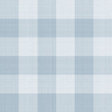 Geruit behang voor de kinderkamer en babykamer linnen look Summer Gray Linen blauw